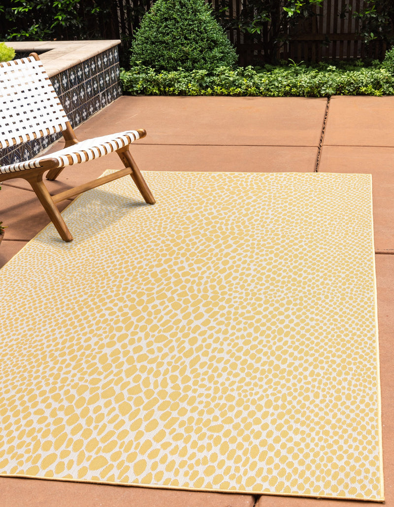 cape town yellow outdoor rug