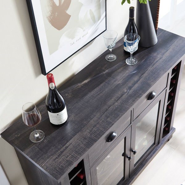 Buffet server sideboard discount cabinet with wine storage