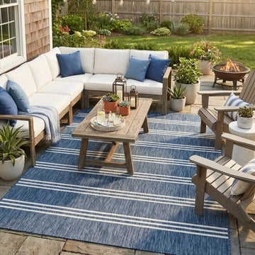Anguilla Outdoor Rug - Blue