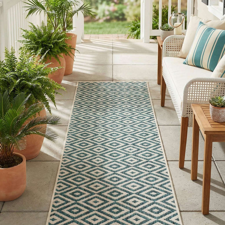 Costa Rica Outdoor Rug - Teal