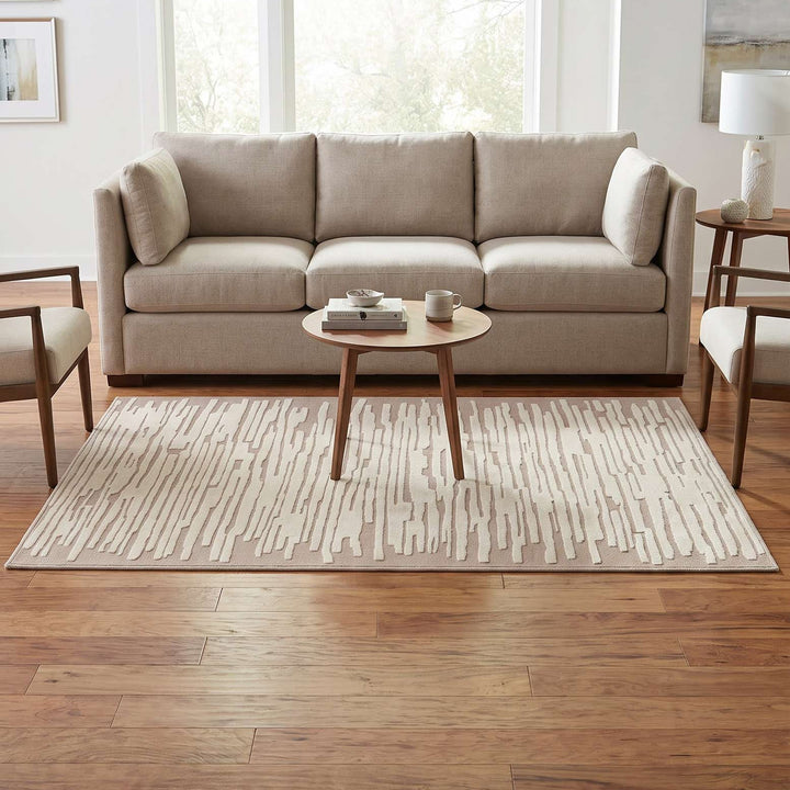 Beekman Place Indoor Rug - Beige and Ivory