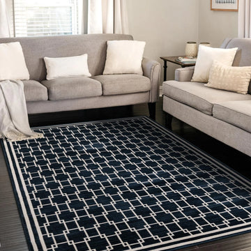 Metropolitan Indoor Rug - Navy Blue
