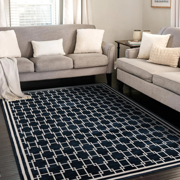 Metropolitan Indoor Rug - Navy Blue