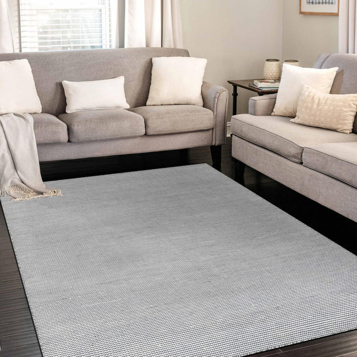 Palm Springs Indoor Outdoor Rug - Silver Stars