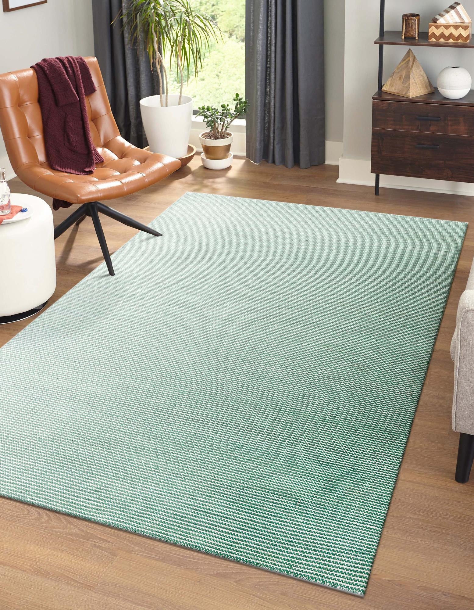 Palm Springs - Green Rug by Jill Zarin