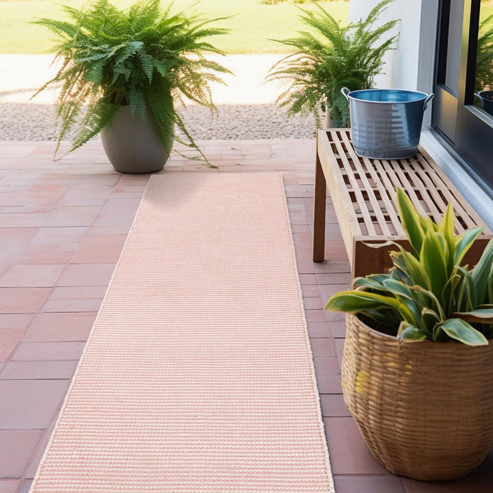 Palm Springs Outdoor Rug - Pink Roses