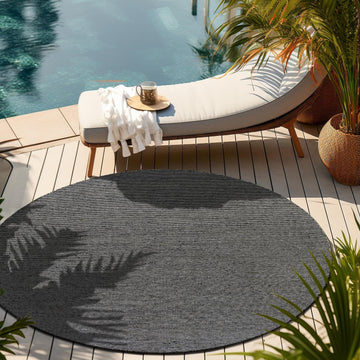 Palm Springs Indoor Outdoor Rug - Black Sky