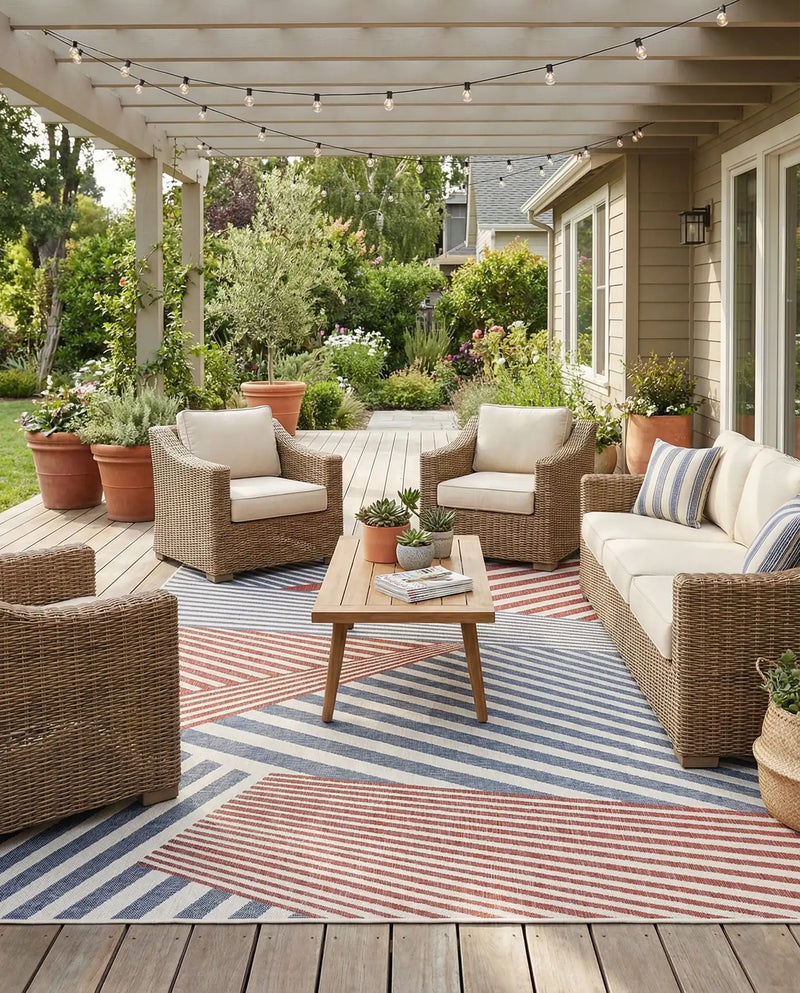 Americana Stripes Rug by Jill Zarin Home