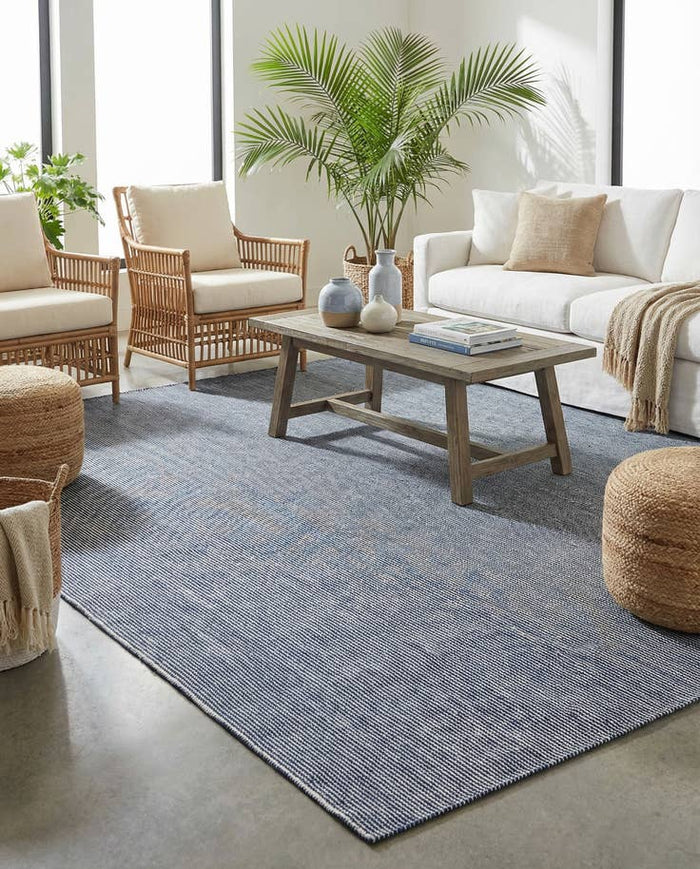 Palm Springs - Navy Rug by Jill Zarin