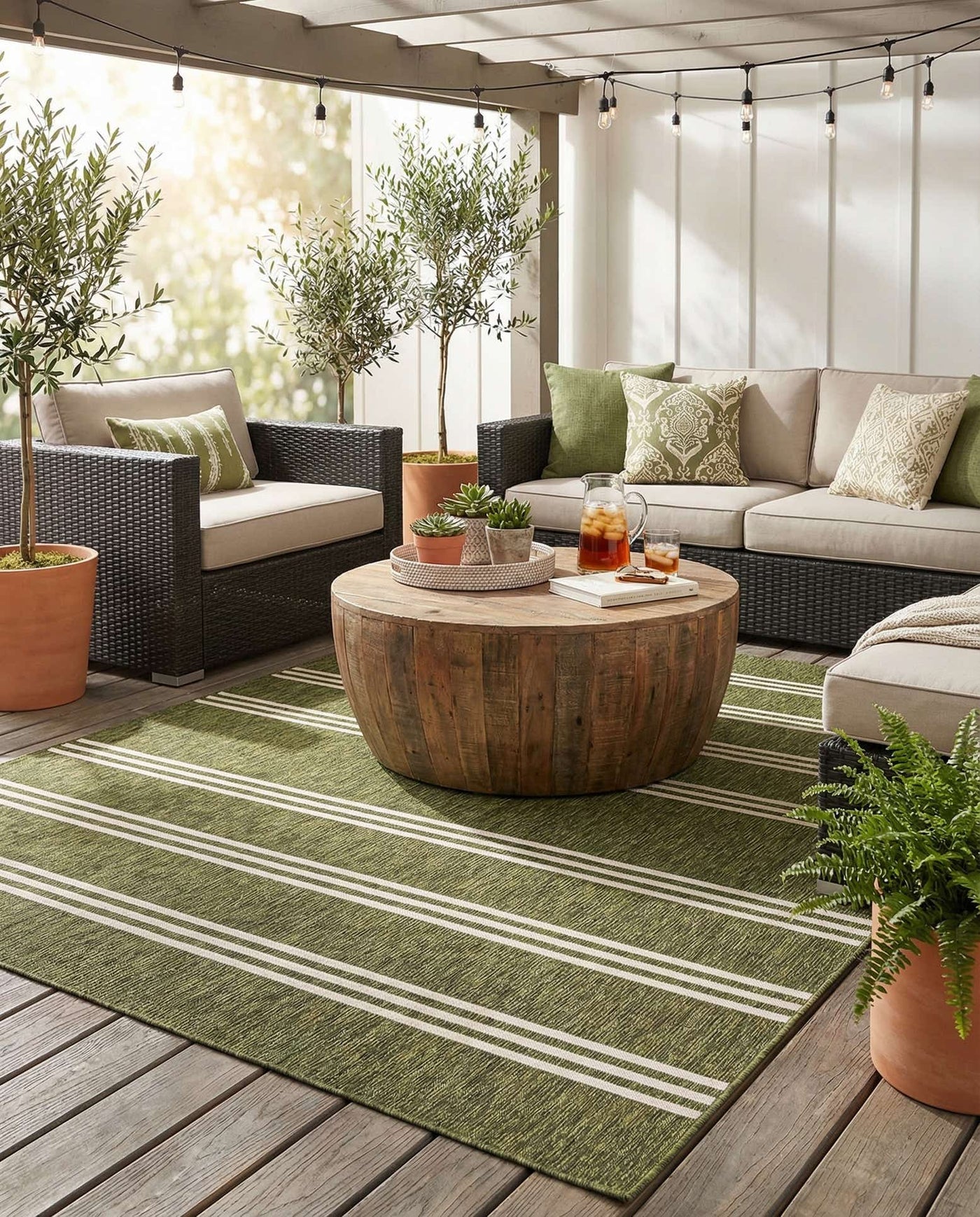 Anguilla - Outdoor Green Rug by Jill Zarin Home