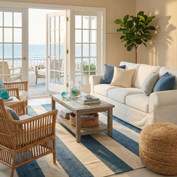 The Hamptons Indoor Rug - Sky Blue