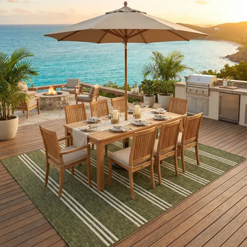 Anguilla Outdoor Rug - Green