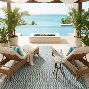 Costa Rica Outdoor Rug - Teal