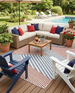 Americana Stripes Rug by Jill Zarin Home