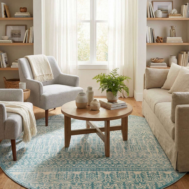 Cloisters Indoor Rug - Teal