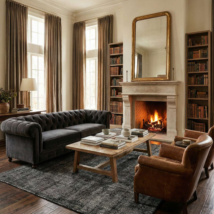English Manor Indoor Rug - Blackberry