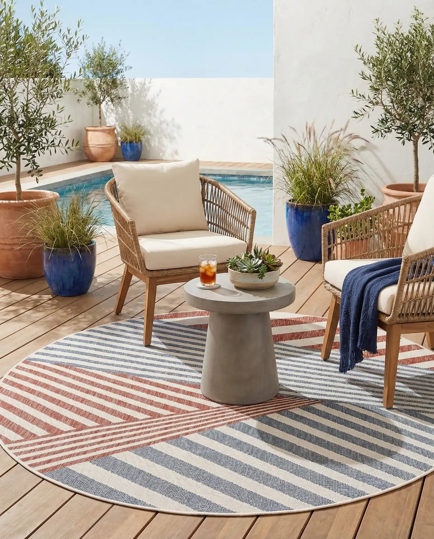 Americana Stripes Rug by Jill Zarin Home