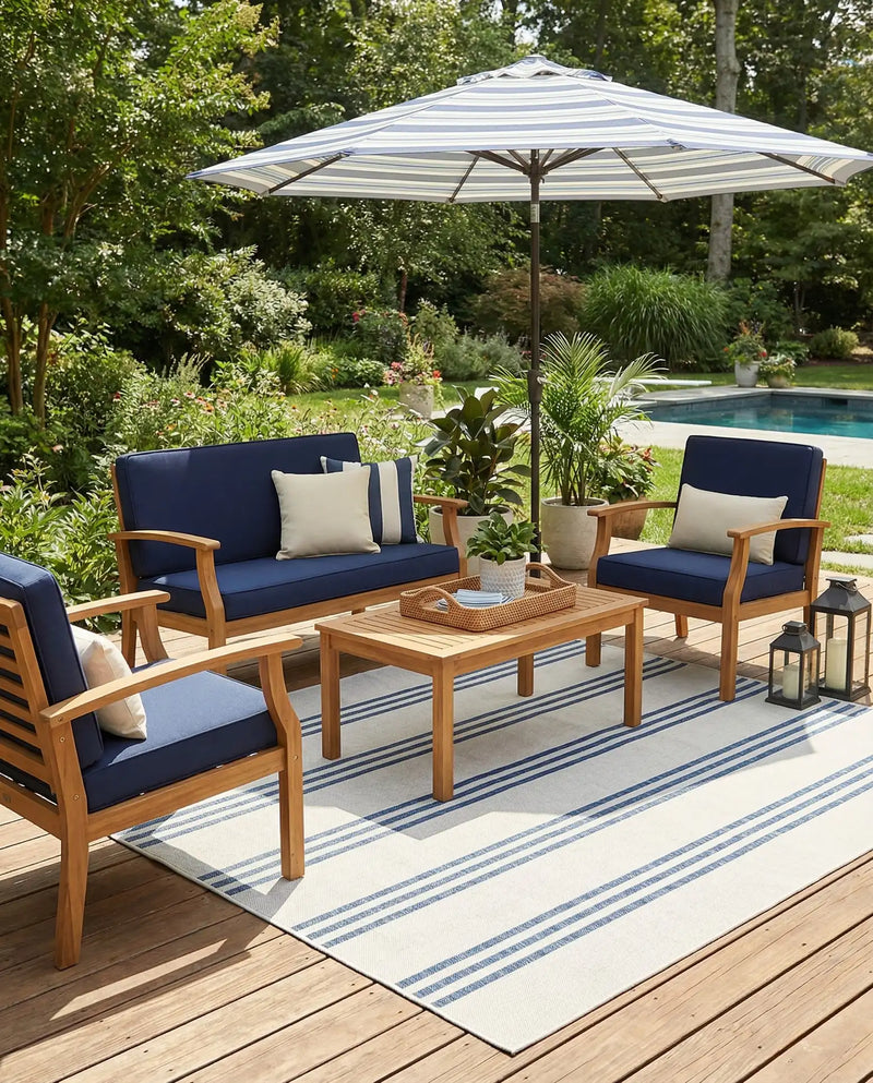 Anguilla - Outdoor Ivory Rug by Jill Zarin Home