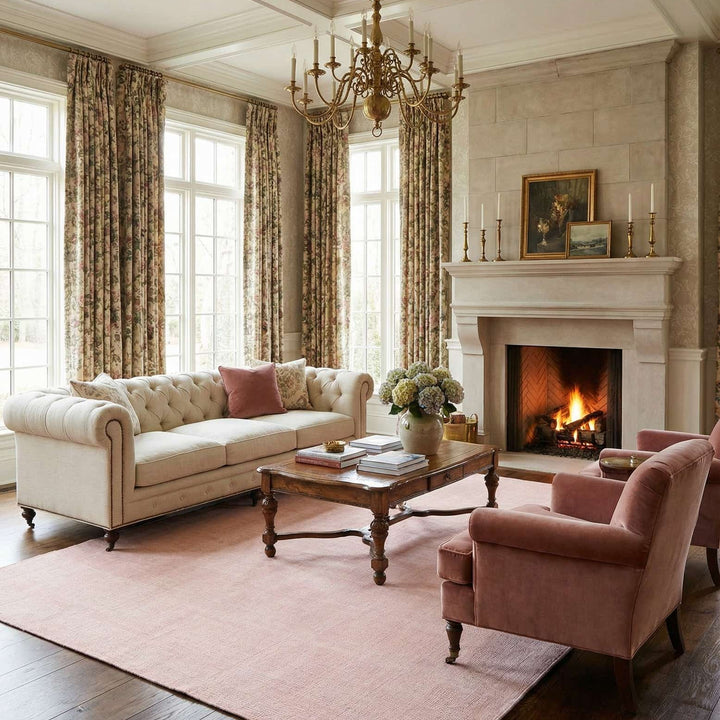 English Manor Indoor Rug - English Rose