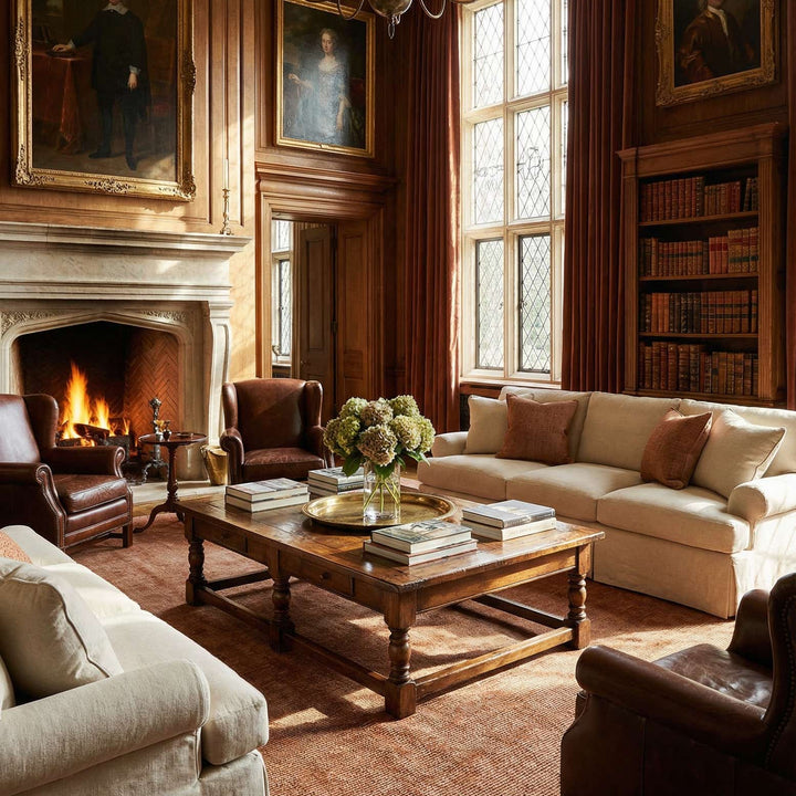 English Manor Indoor Rug - Cocoa Bean Brown