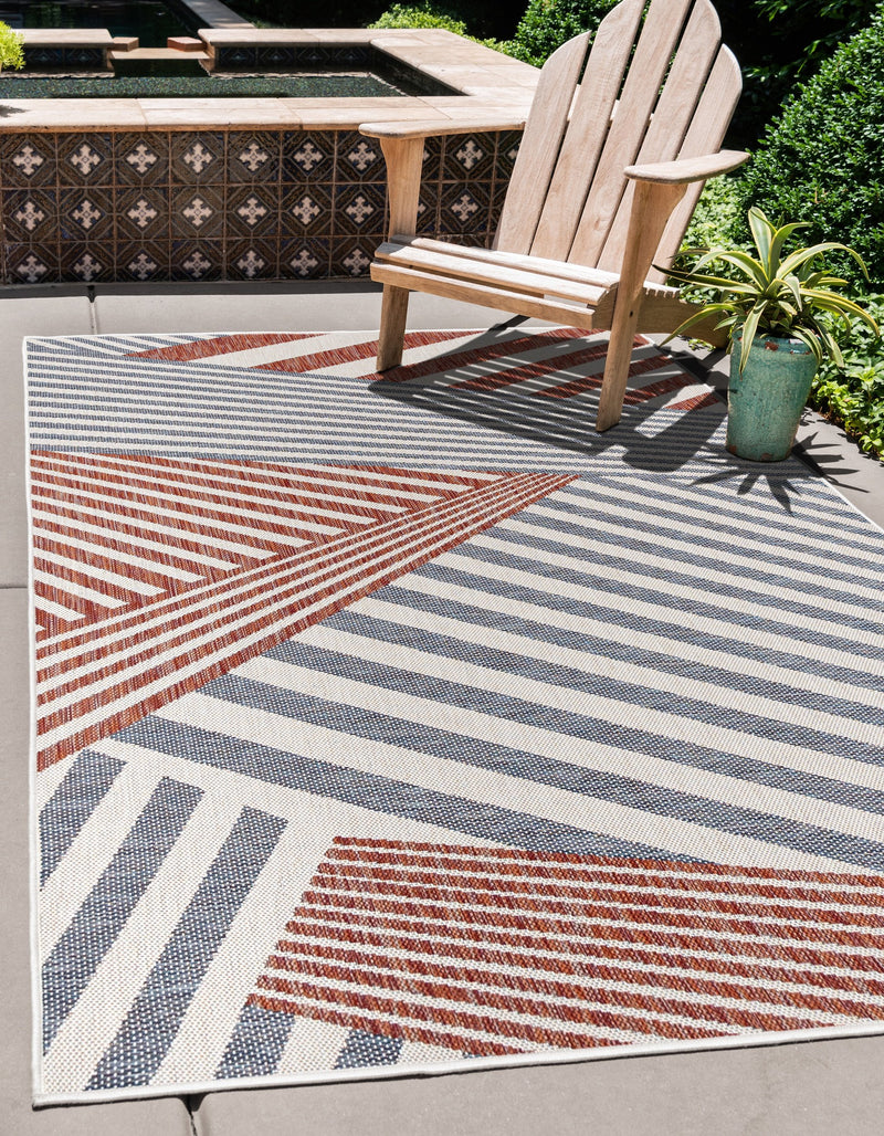 americana stripes outdoor rug, additional shapes and sizes