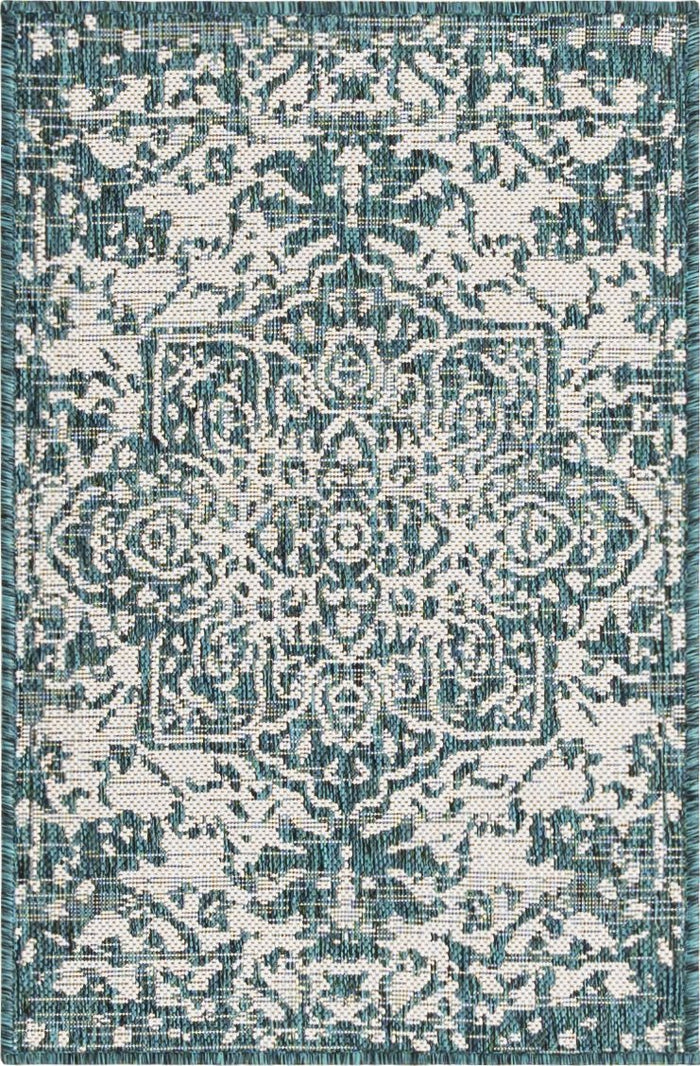 Dubai - Teal Rug by Jill Zarin Home