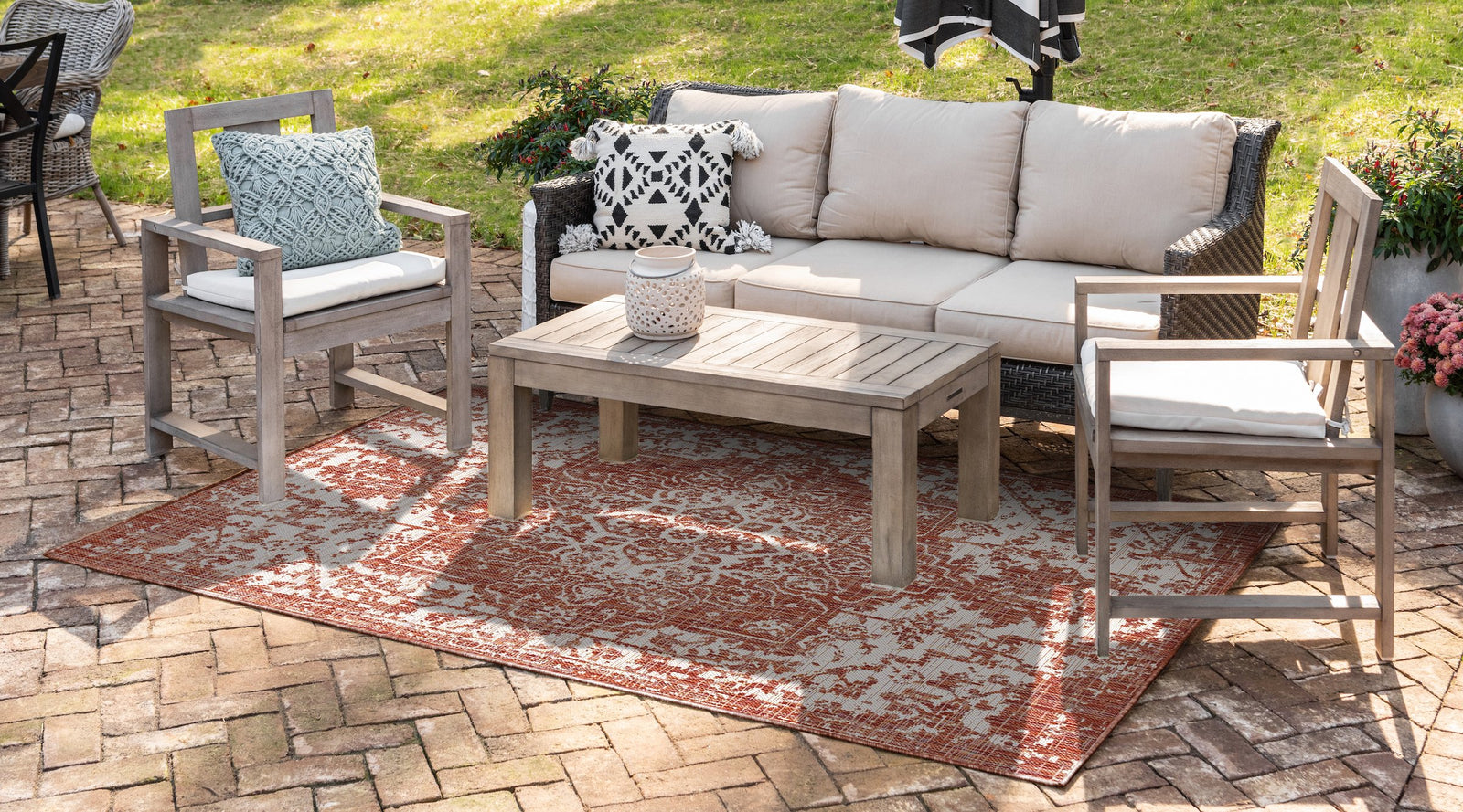 Dubai - Rust Rug by Jill Zarin Home