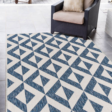 napa blue outdoor rug