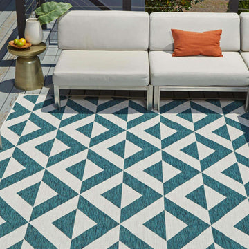 Napa Outdoor Rug - Teal