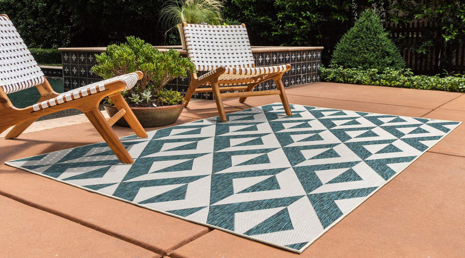 Napa - Teal Rug by Jill Zarin