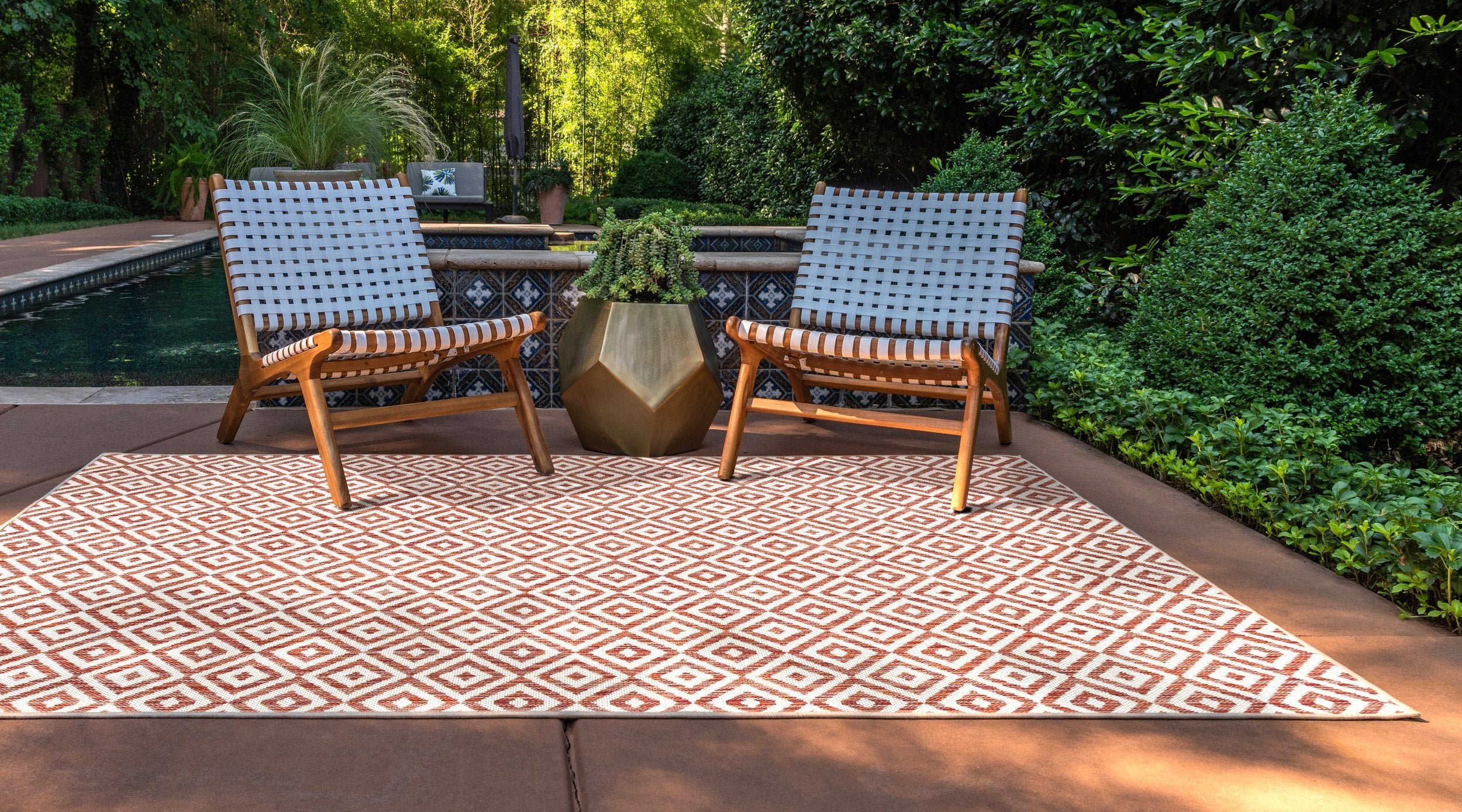 Costa Rica - Rust Rug by Jill Zarin Home