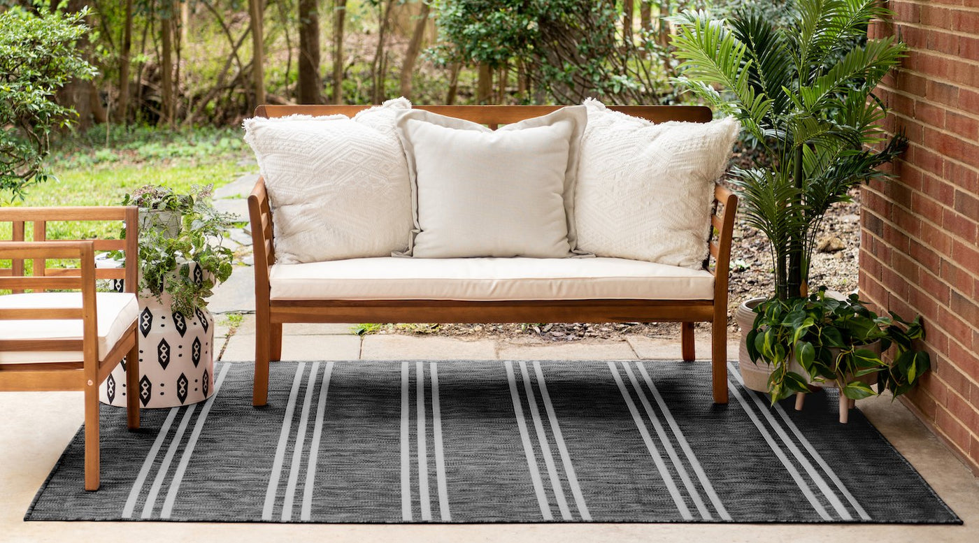 Anguilla - Outdoor Charcoal Rug by Jill Zarin Home
