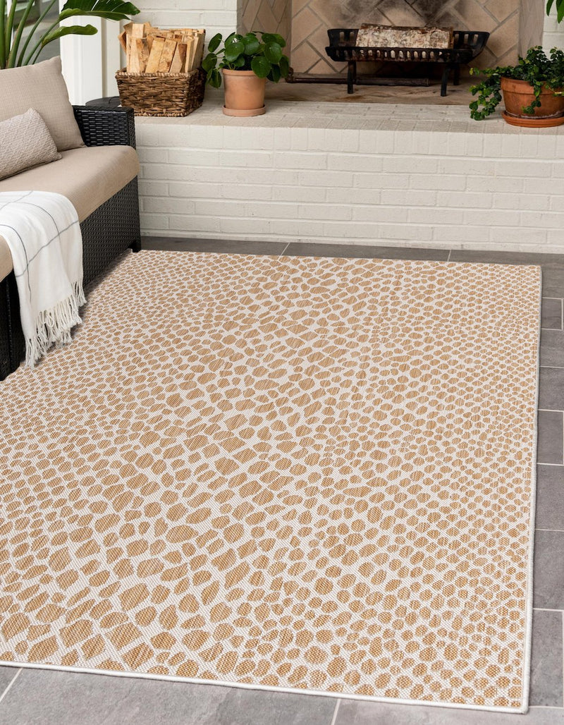 capetown beige outdoor rug