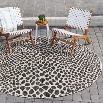 Cape Town Outdoor Rug - Charcoal