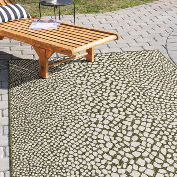 cape town green outdoor rug