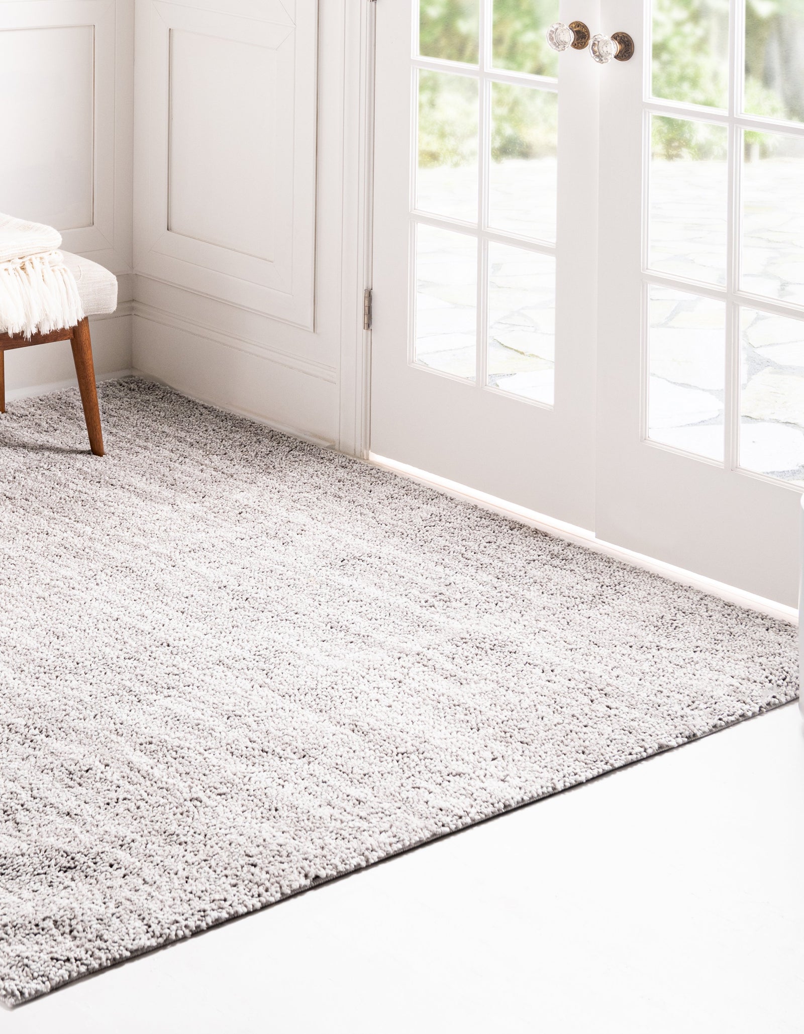 Jill Zarin Home | Shaggy Chic Area Rug-Smoke