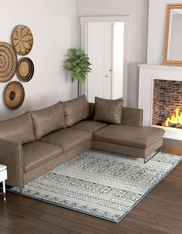 Cloisters Indoor Rug - Navy Blue