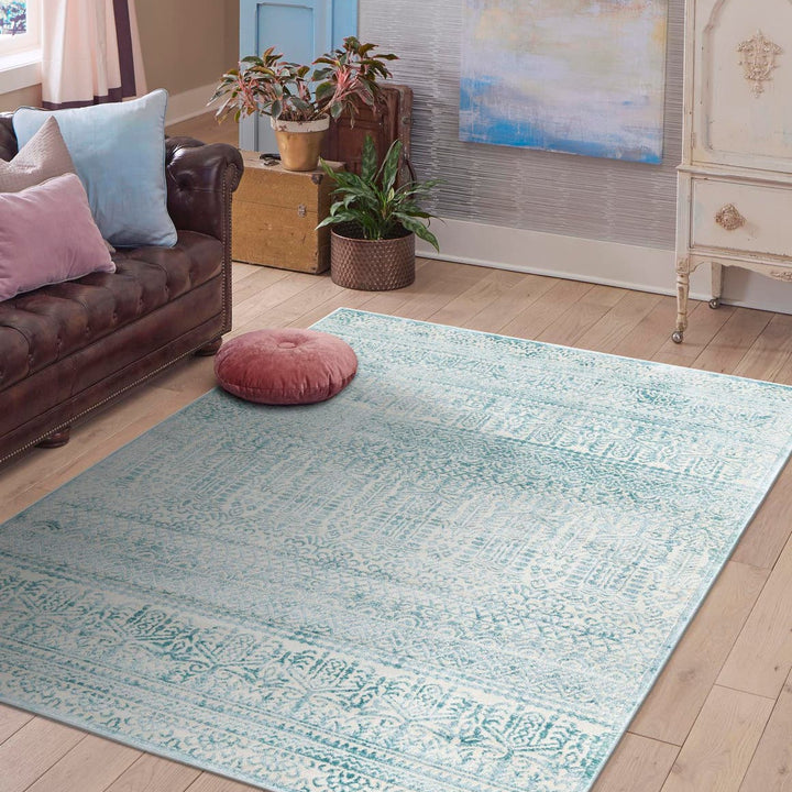 Cloisters Indoor Rug - Teal