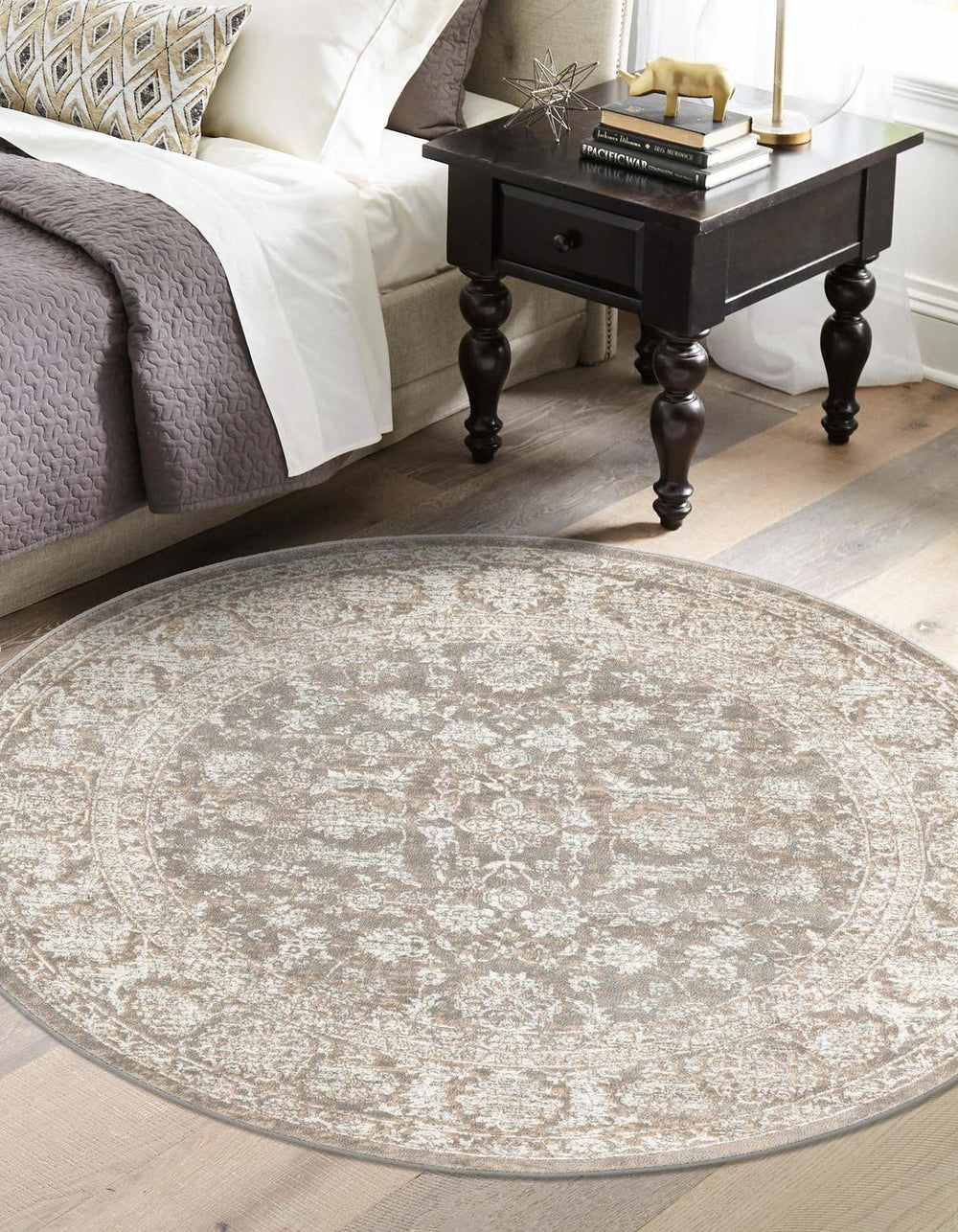Central Park Gray Rug by Jill Zarin