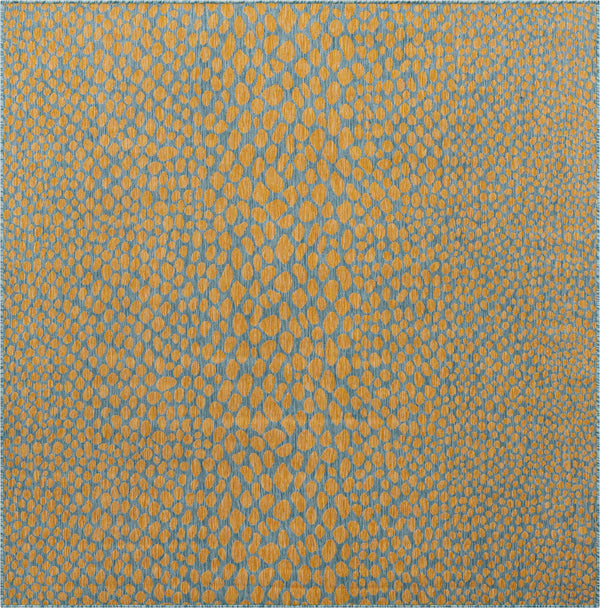 Cape Town Outdoor Rug - Yellow & Teal