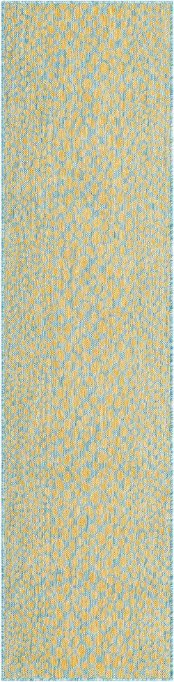 Cape Town Outdoor Rug - Yellow & Teal