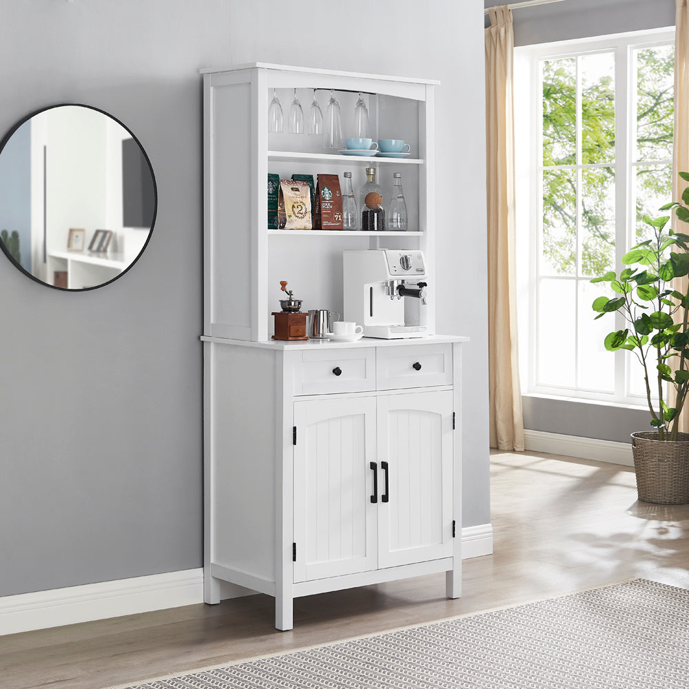 Dorset Wall Mounted Bath Storage Cabinet with Glass Cabinet Doors