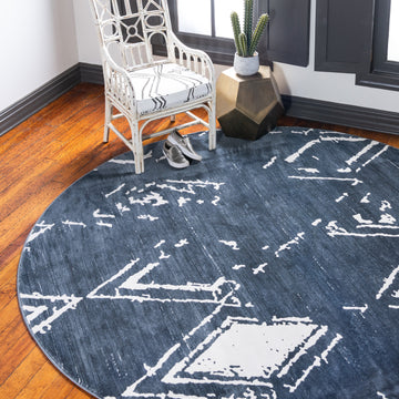 Carnegie Hill Indoor Rug - Navy Blue