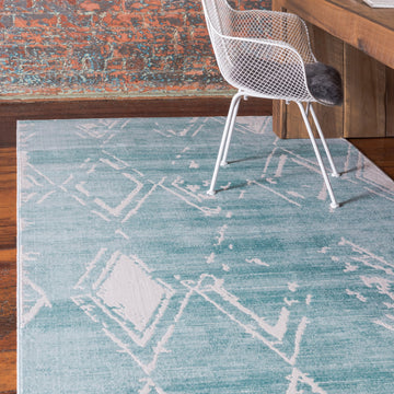 Carnegie Hill Indoor Rug - Turquoise