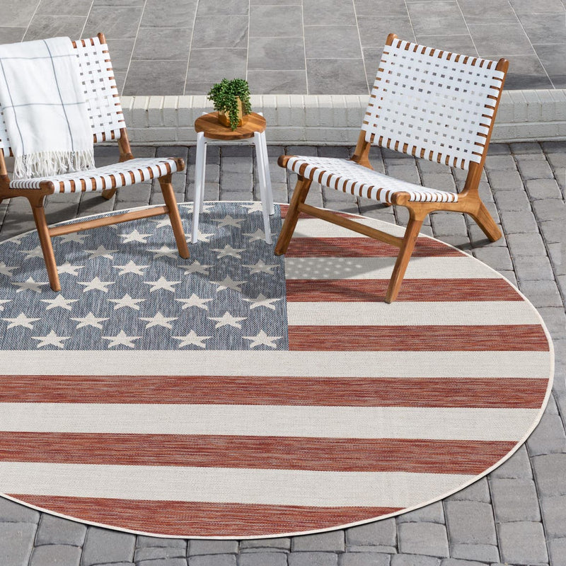 American Flag Outdoor Rug